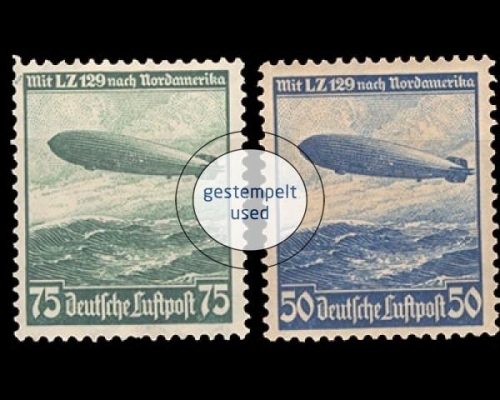 Deutsches Reich, Mi. Nr. 606-607 X, gestempelt