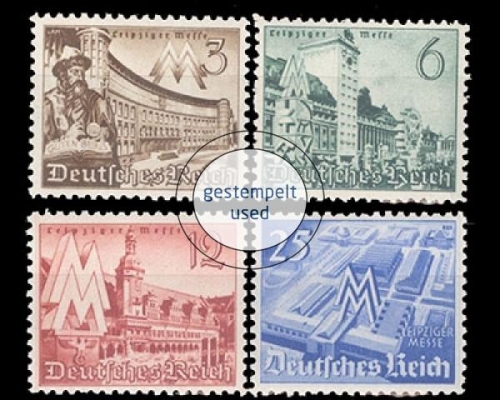 Deutsches Reich, Michel Nr. 739-742, gestempelt