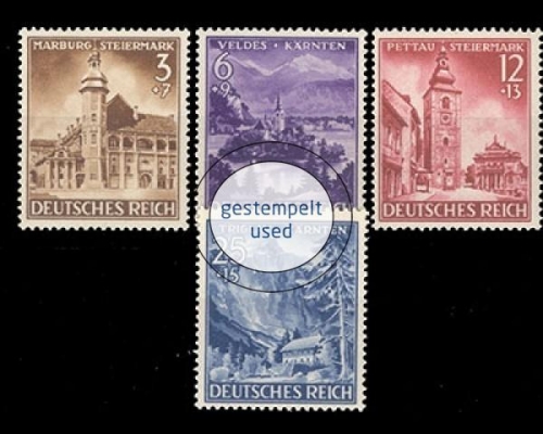 Deutsches Reich, Michel Nr. 806-809, gestempelt