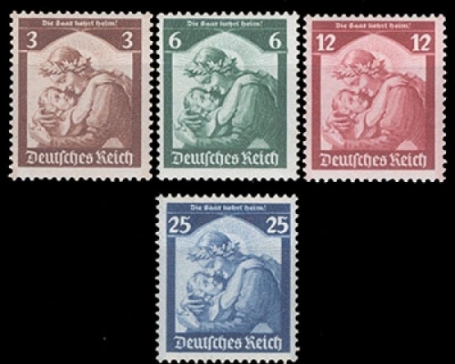 Deutsches Reich, Michel Nr. 565-568, postfrisch