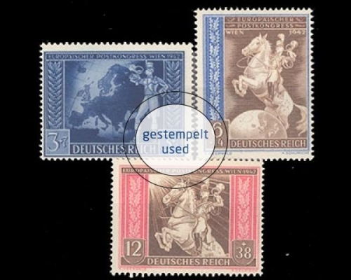 Deutsches Reich, Michel Nr. 820-822, gestempelt