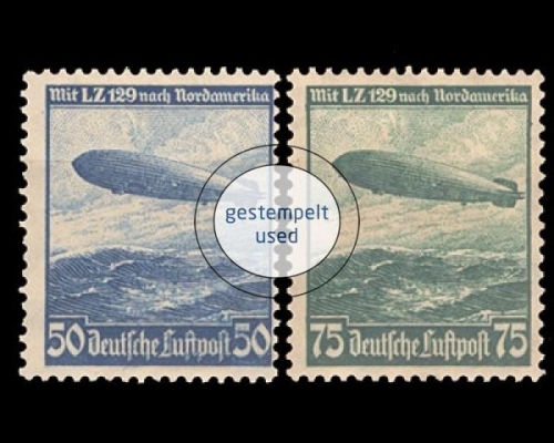 Deutsches Reich, Mi. Nr. 606-607 Y, gestempelt