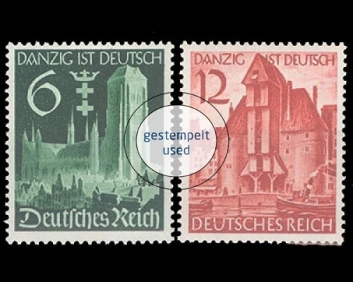 Deutsches Reich, Michel Nr. 714-715, gestempelt