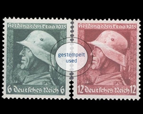 Deutsches Reich, Mi.Nr. 569-570 y, gestempelt