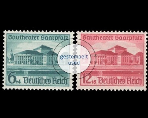 Deutsches Reich, Michel Nr. 673-674, gestempelt