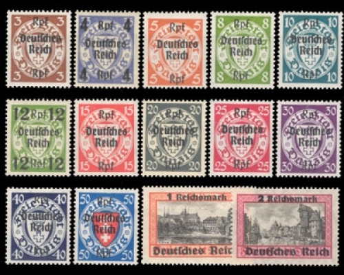 Deutsches Reich, Michel Nr. 716-729, postfrisch