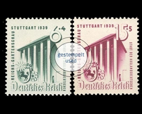 Deutsches Reich, Michel Nr. 692-693, gestempelt