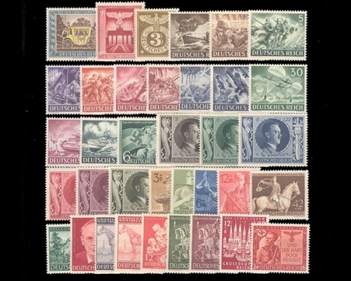 Deutsches Reich, MiNr. 828-863, Jahrgang 1943, postfrisch