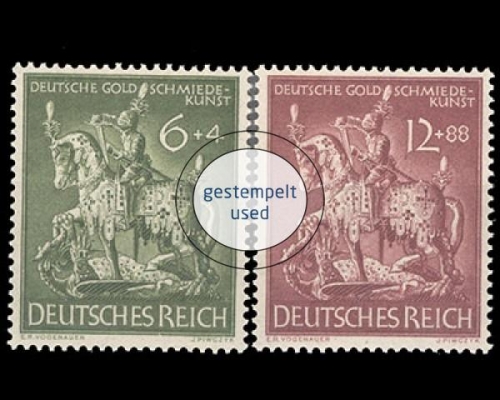 Deutsches Reich, Michel Nr. 860-861, gestempelt