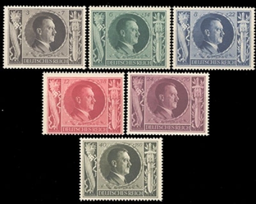 Deutsches Reich, Michel Nr. 844-849, postfrisch