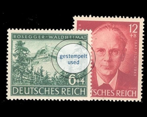 Deutsches Reich, Michel Nr. 855-856, gestempelt