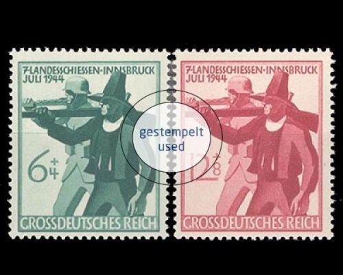Deutsches Reich, Michel Nr. 897-898, gestempelt