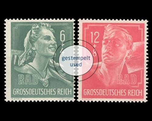 Deutsches Reich, Michel Nr. 894-895, gestempelt