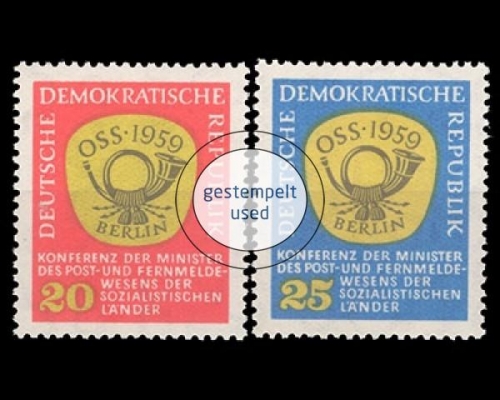 DDR, Michel Nr. 686-687, gestempelt