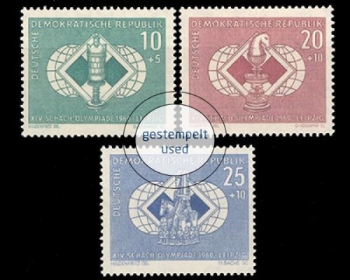 DDR, Michel Nr. 786-788, gestempelt