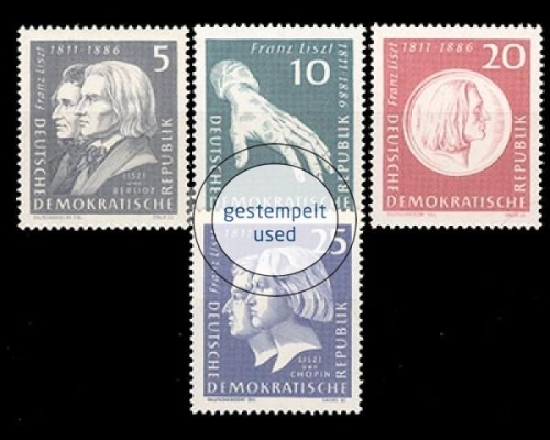 DDR, Michel Nr. 857-860, gestempelt