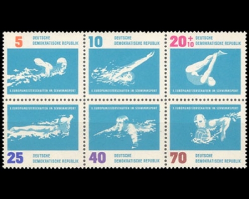 DDR, Michel Nr. 907-912 ZD, postfrisch