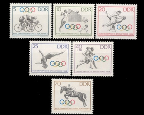 DDR, Michel Nr. 1033-1038, postfrisch