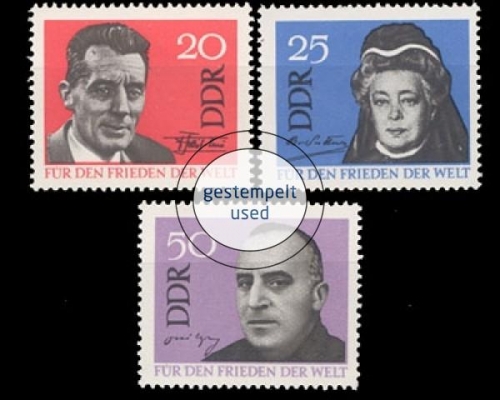DDR, Michel Nr. 1049-1051, gestempelt