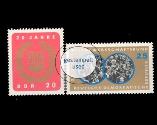 DDR, Michel Nr. 1115-1116, gestempelt
