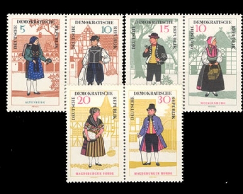 DDR, Michel Nr. 1214-1219 ZD, postfrisch