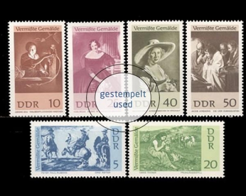 DDR, Michel Nr. 1286-1291, gestempelt