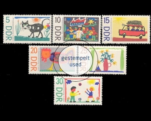DDR, Michel Nr. 1280-1285, gestempelt