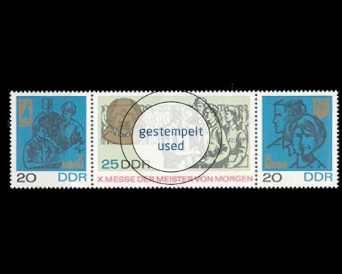 DDR, Michel Nr. 1320-1322 ZD, gestempelt