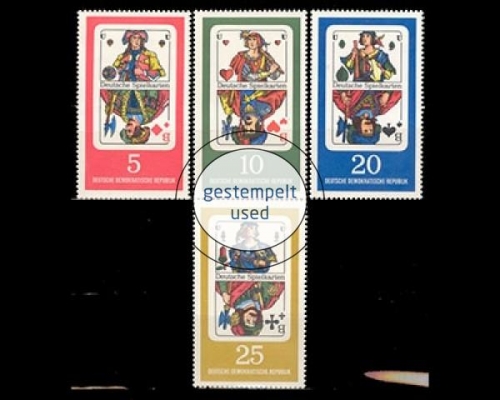DDR, Michel Nr. 1298-1301, gestempelt