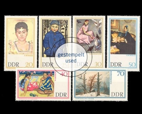DDR, Michel Nr. 1262-1267, gestempelt
