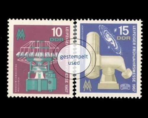 DDR, Michel Nr. 1254-1255, gestempelt