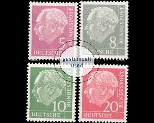 Deutschland (BRD), Michel Nr. 179-185 Y, gestempelt (361032)