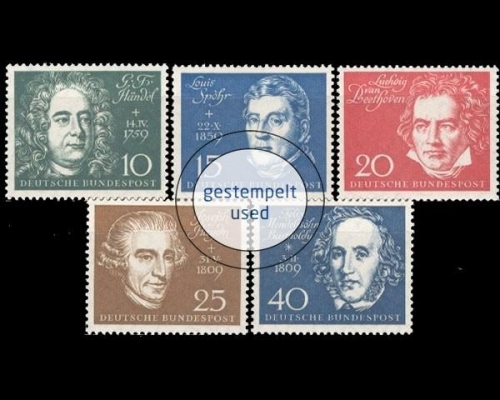 Deutschland (BRD), Michel Nr. 315-319, gestempelt (361132)