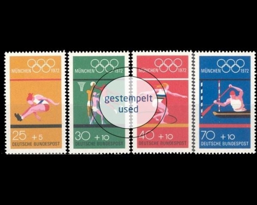 Deutschland (BRD), Michel Nr. 734-737, gestempelt (361522)