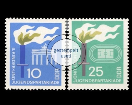 DDR, Michel Nr. 1375-1376, gestempelt