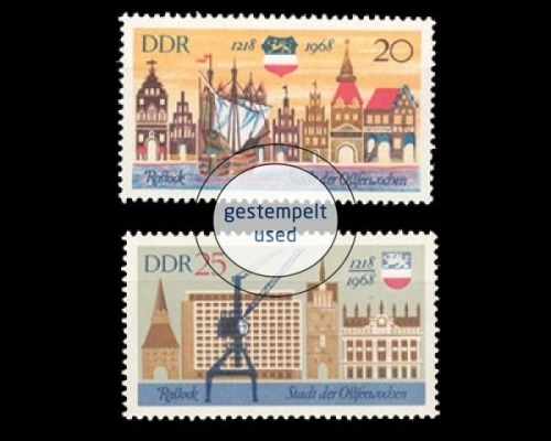 DDR, Michel Nr. 1384-1385, gestempelt