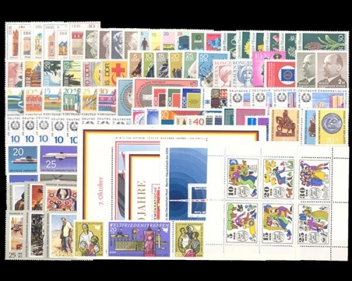 DDR, MiNr. 1434-1533, Jahrgang 1969, postfrisch