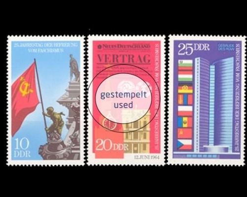 DDR, Michel Nr. 1569-1571, gestempelt