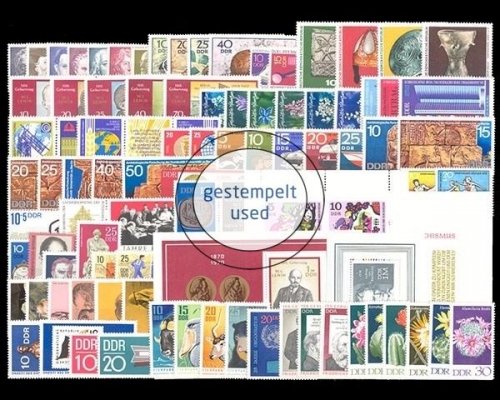 DDR, MiNr. 1534-Block 33, Jahrgang 1970, gestempelt