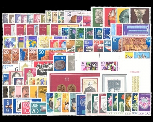 DDR, MiNr. 1534-Block 33, Jahrgang 1970, postfrisch