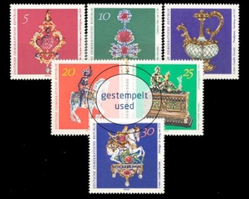 DDR, Michel Nr. 1682-1687, gestempelt