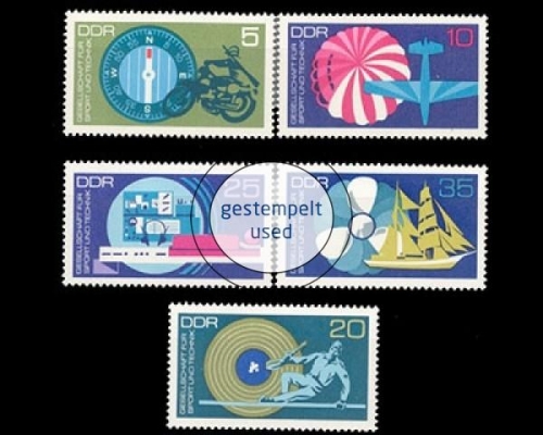 DDR, Michel Nr. 1773-1777, gestempelt