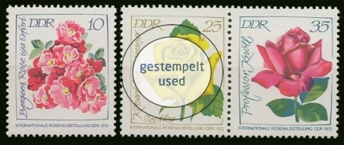 DDR, Michel Nr. 1778-1780 ZD, gestempelt