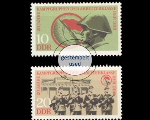 DDR, Michel Nr. 1874-1875, gestempelt