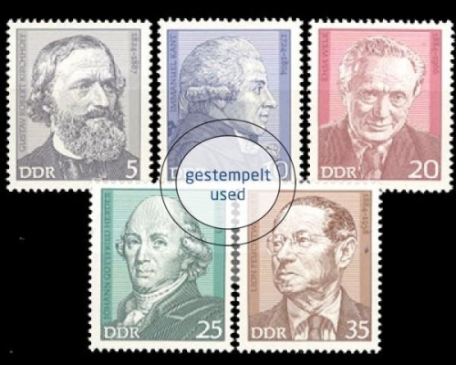 DDR, Michel Nr. 1941-1945, gestempelt