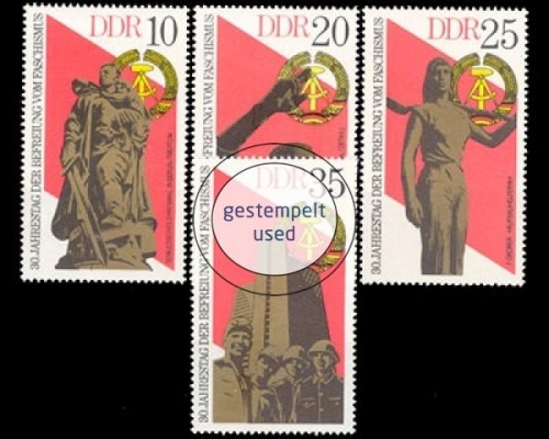 DDR, Michel Nr. 2038-2041, gestempelt