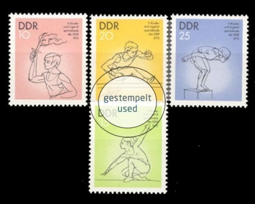 DDR, Michel Nr. 2065-2068, gestempelt