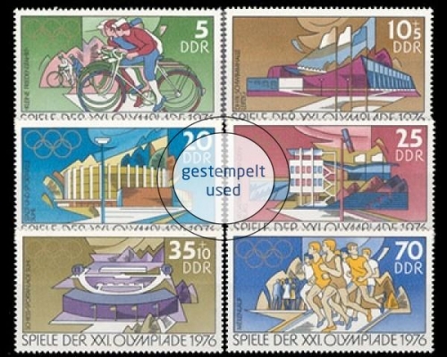 DDR, Michel Nr. 2126-2131, gestempelt