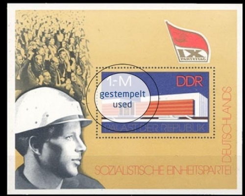 DDR, Block 45, gestempelt