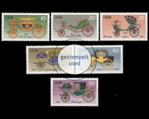 DDR, Michel Nr. 2147-2152, gestempelt